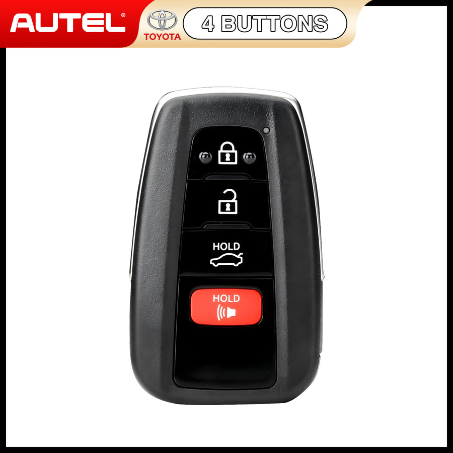 Autel IKEY IKEYTY8A4TP Programmable Smart Key 4 Buttons for Toyota,8A-chipped，work with Autel KM100, IM608PRO II, IM508S