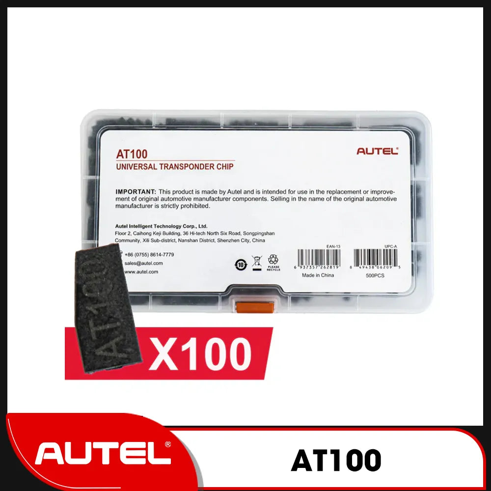 Autel MaxiIM AT100 – Boxed Pack of Universal Transponder Chips ...