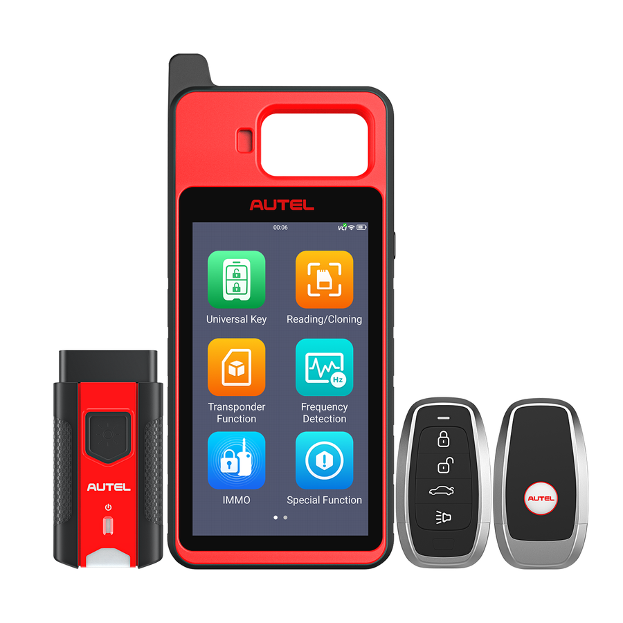 Autel MaxiIM KM100 Key Fob Programming Immobilizer Tool, Same as KM100E/KM100X, 60S Key Generation and IMMO Learning, Chip Read/Write /Cloning