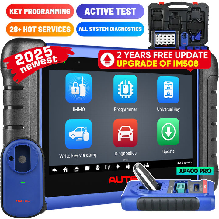 [2 Years Update]Autel Scanner MaxiIM IM508S PRO, 2025 Newest Automotive Diagnostics Scan Tool with 40+ Services, OE-Level All Systems Diagnostics, 3000+ Bidirectional, Auto Scan 2.0
