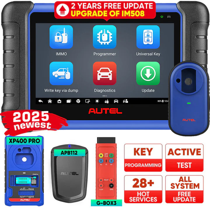 [2-Years Free Update] Autel MaxiIM IM508S Key Programmer & Diagnostic Tool,28+ Services,OE-Level Diagnostics, All System Diagnostic Scan