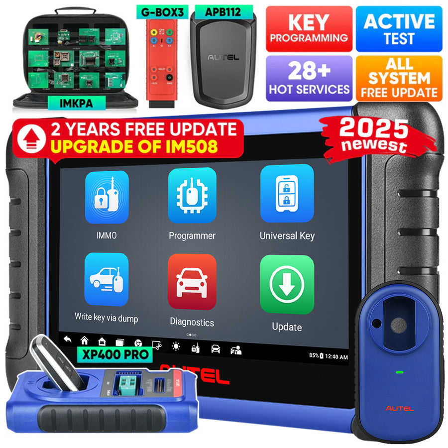 [2-Years Free Updates] Autel MaxiIM IM508S Key Programmer & Diagnostic Tool,28+ Services,OE-Level Diagnostics, All System Diagnostic Scan