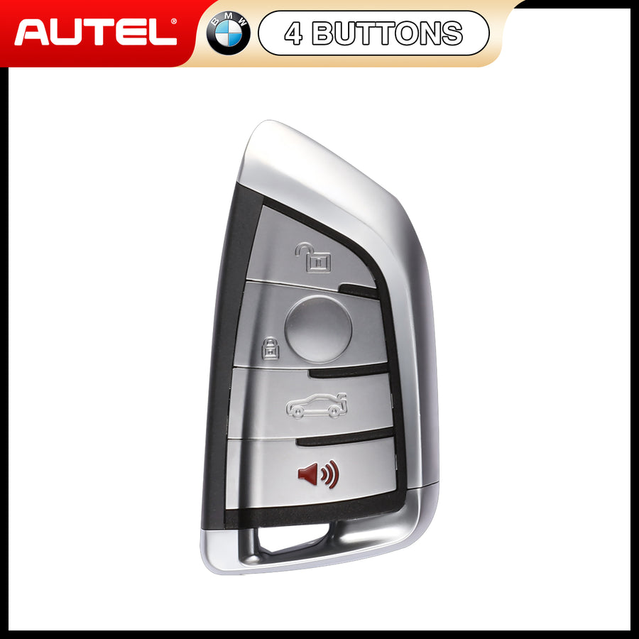 Autel MaxiIM IKEY IKEYRZ4TP Programmable Smart Key 4 Buttons, OE-Quality Key Fob Replacement for BMW
