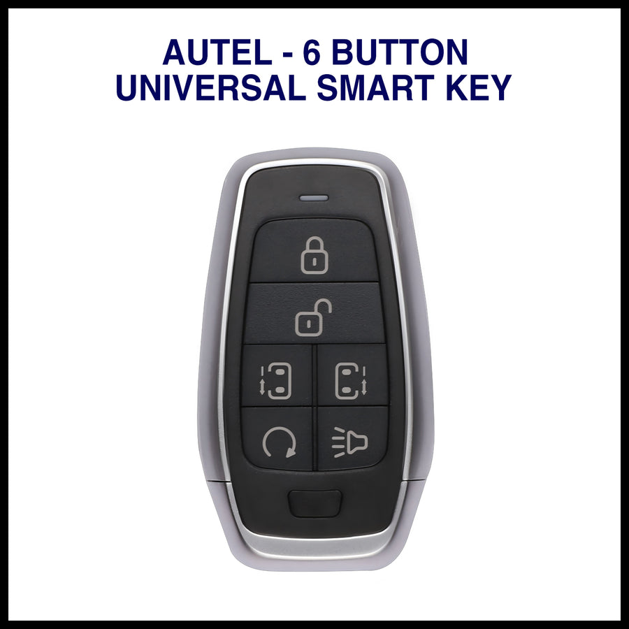 Autel IKEYAT6PRS Universal Programmable Smart 6-button IKEY, Remote Start / Panic