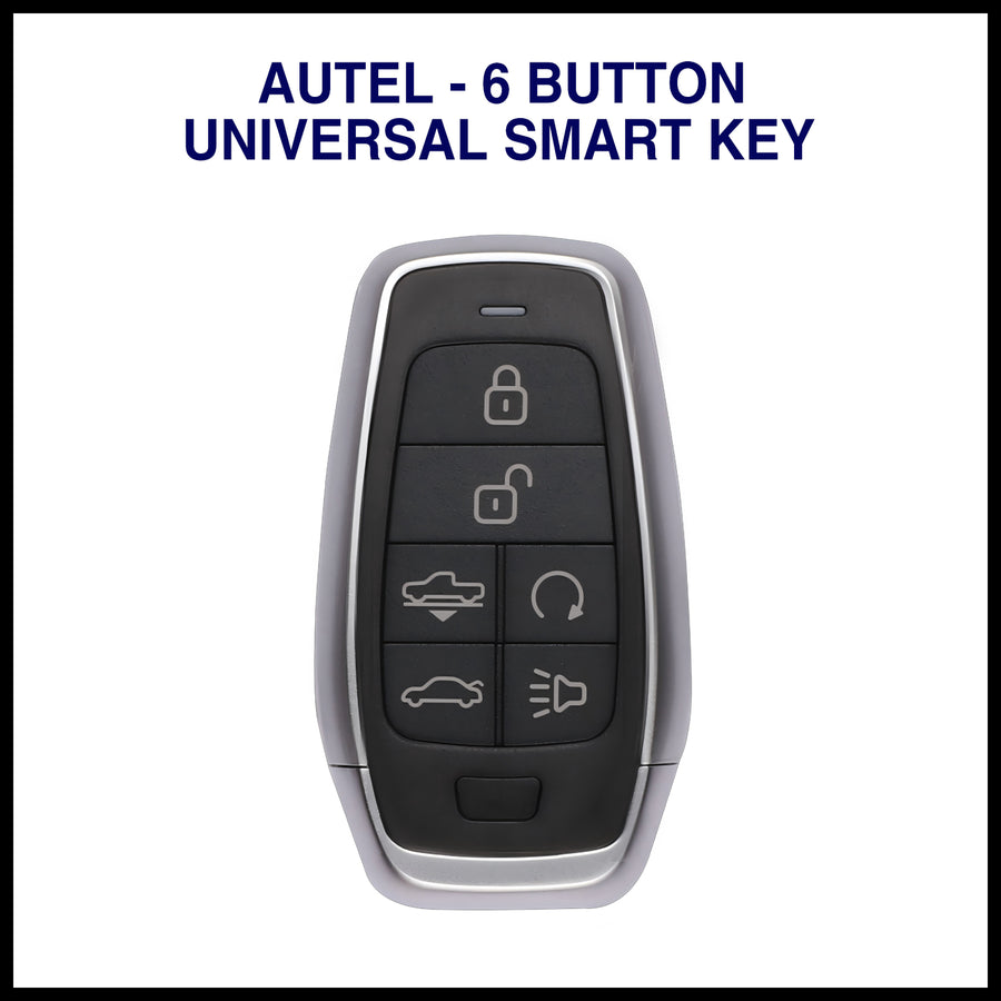 AUTEL IKEYAT6TPRA 6-Button Key,Universal Car Key,Air Suspension&Remote Start Fuction Included