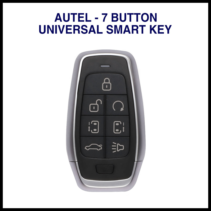 AUTEL IKEYAT007AL 7-Button Key,Universal Car Key Work with Autel KM100 IM508S