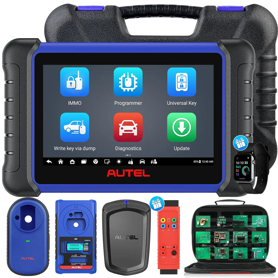 Autel MaxiIM IM508S Automotive Key Programming Tool with XP200, 28+ Services,OE-Level Diagnostics, Bidirectional & Active Test, IMMO ECU Reset/Adaptation,Get A Free GBOX3