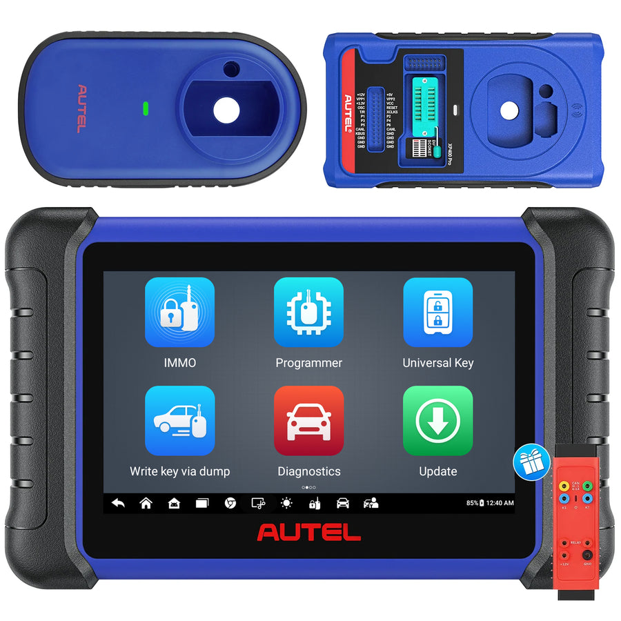 Autel MaxiIM IM508S Automotive Key Programming Tool with XP200, 28+ Services,OE-Level Diagnostics, Bidirectional & Active Test, IMMO ECU Reset/Adaptation