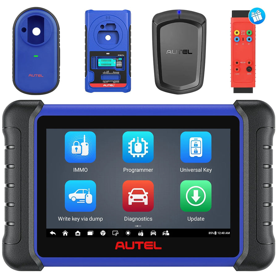 Autel MaxiIM IM508S Automotive Key Programming Tool with XP200, 28+ Services,OE-Level Diagnostics, Bidirectional & Active Test, IMMO ECU Reset/Adaptation