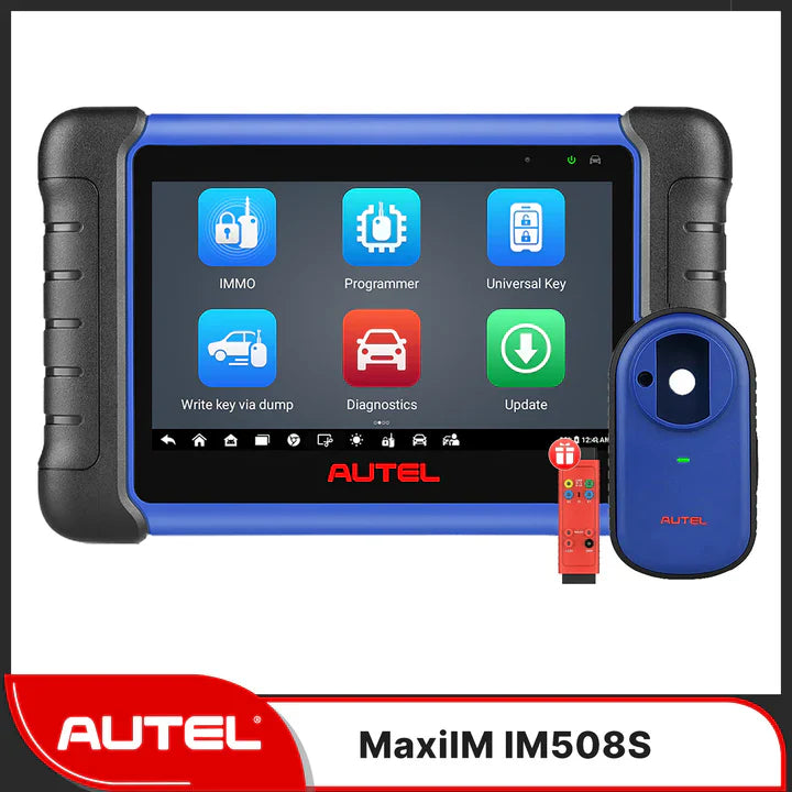 Autel MaxiIM IM508S Key Fob & Immobilizer Programmer, OE-Level All Systems Scanner w/ 40+ Services, All-in-One Locksmith & Technician Tool, Smart & Expert Mode, 1 Year Software Update, 2025 Enhanced USA Version