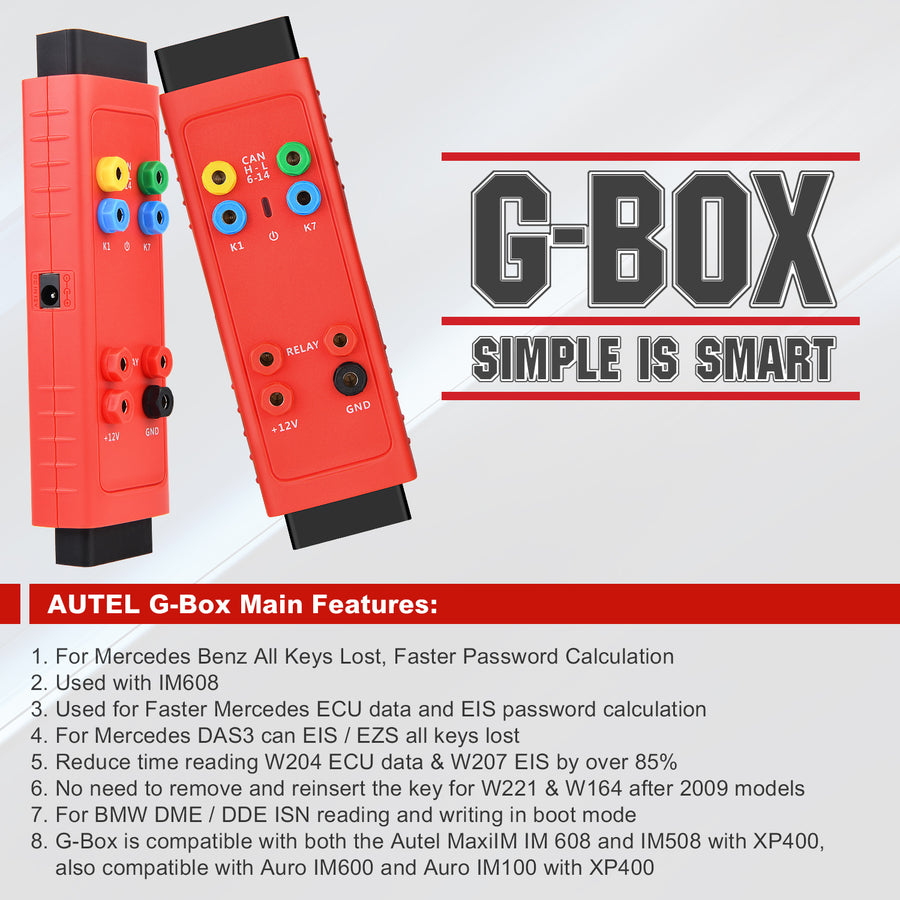 Autel g-box main features