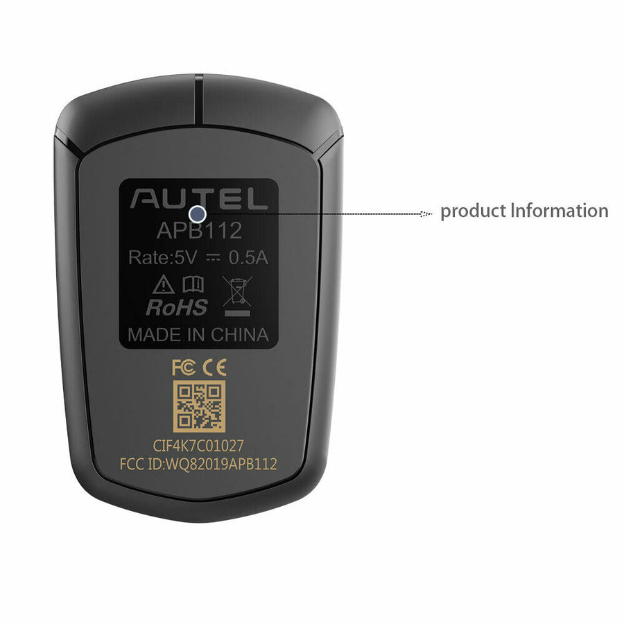 Autel APB112 Smart Key Simulator back display