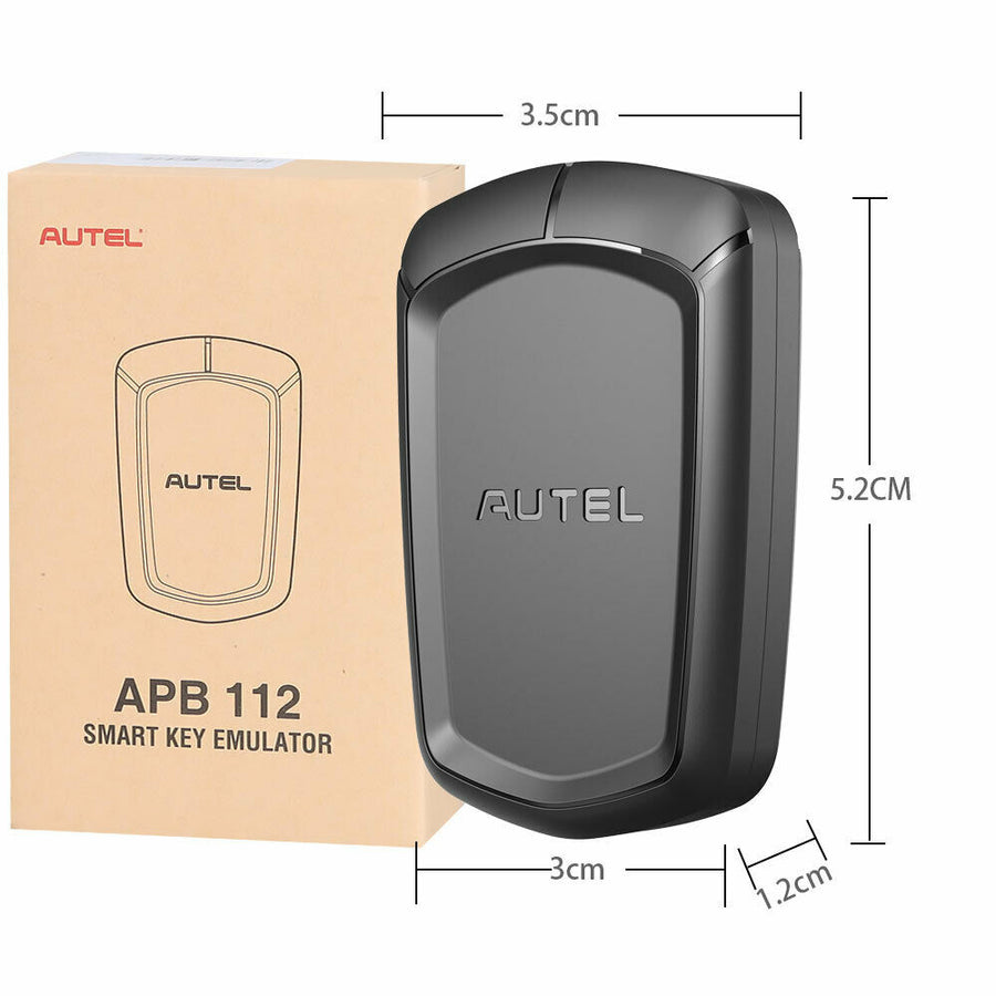 Autel APB112 Smart Key Simulator size