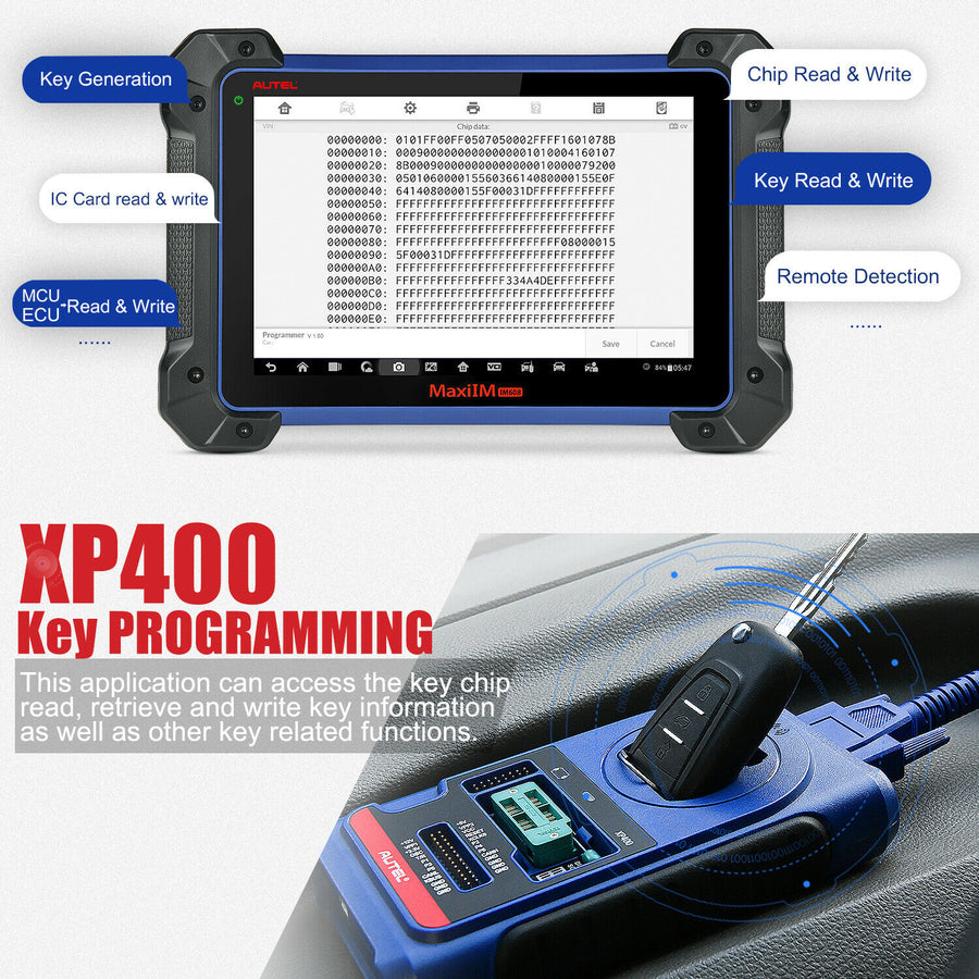 Autel XP400 PRO Chip Programmer IMMO Diagnostic tool For IM508 IM608 PRO